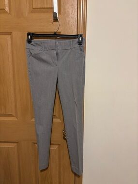 LOFT Gray Skinny Dress Pants